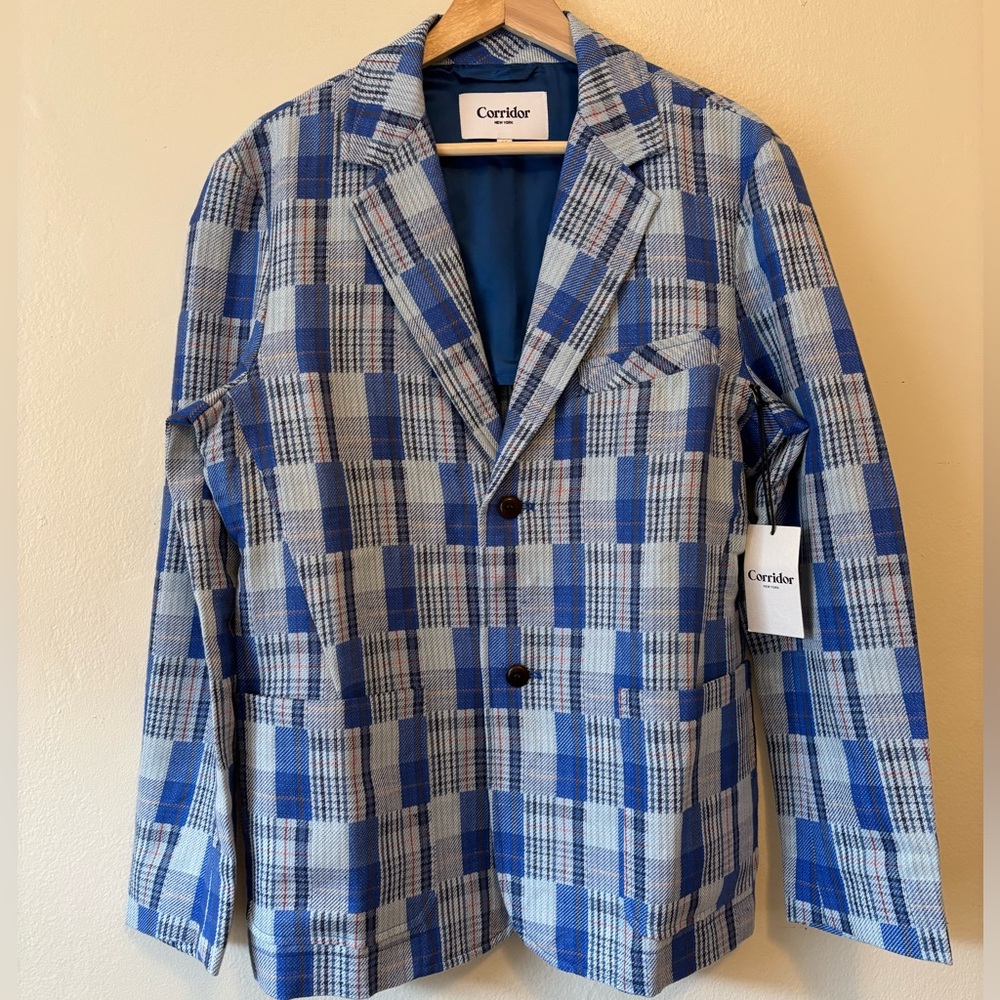 Corridor Linen Patchwork Blazer